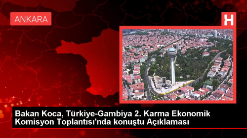 Bakan Koca, Trkiye-Gambiya 2. Karma Ekonomik Komisyon Toplants'nda konutu Aklamas