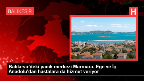 Balkesir'deki yank merkezi Marmara, Ege ve  Anadolu'dan hastalara da hizmet veriyor