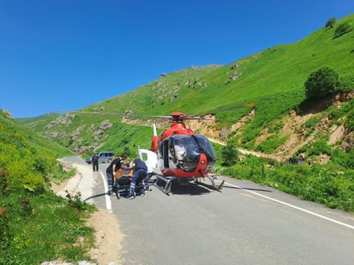 Hava Ambulansyla Kala Protezi Hastas 20 Dakikada Hastaneye Kaldrld